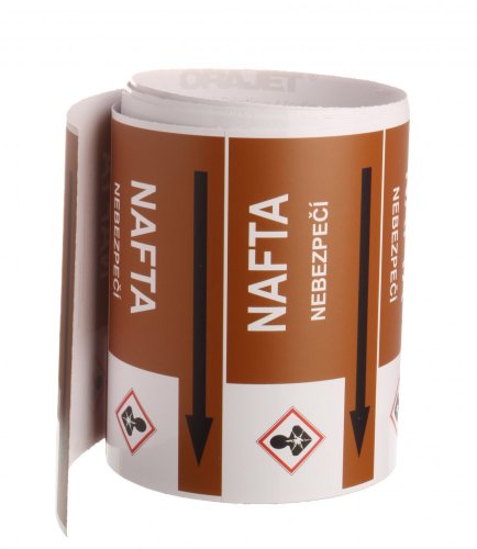 Páska na značenie potrubia Signus M25 - NAFTA