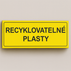 Tříděný odpad Recyklovatelné plasty