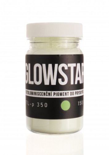 Fotoluminiscenční pigment ZELENOŽLUTÝ, GlowStar FTL-P 350, do pryskyřice