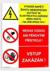 VYSOKÉ NAPĚTÍ