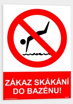 Zákaz skákání do bazénu