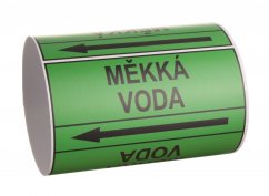 Páska na značení potrubí Signus M25 - MĚKKÁ VODA