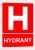 Hydrant with text