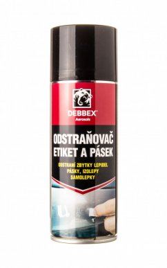 Adhesive remover in spray