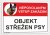 Objekt střežen psy