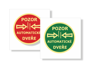 Bezpečnostné značenie na dvere - Skladom