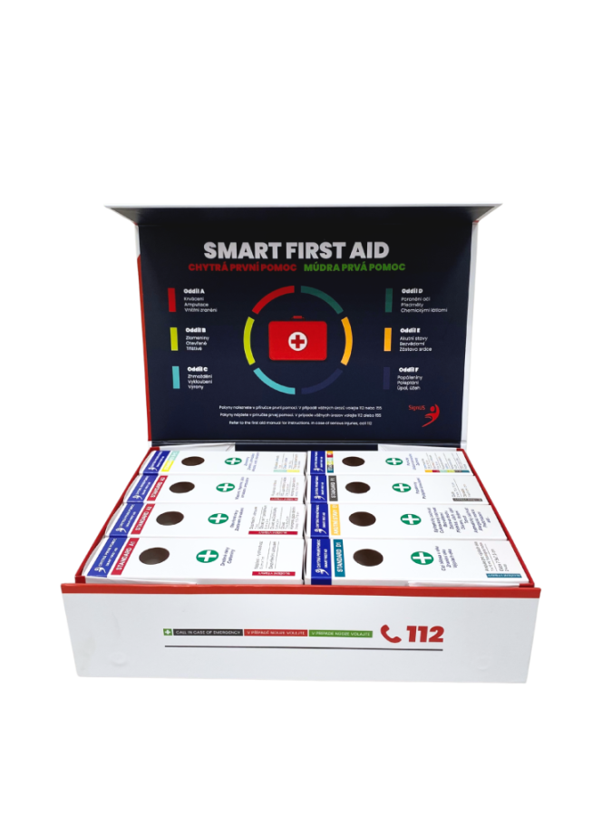 Výbava lékárničky Standard - Chytrá první pomoc - Smart First Aid