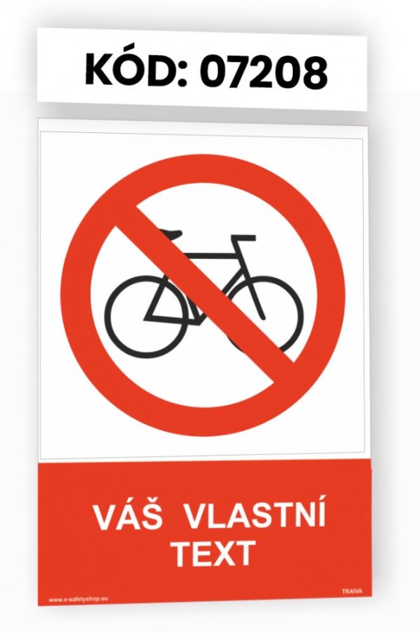 Zákazové tabulky s vlastním piktogramem i textem