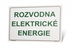 Rozvodna elektrické energie, Plast 297 x 210 mm (A4) tl. 0.5 mm