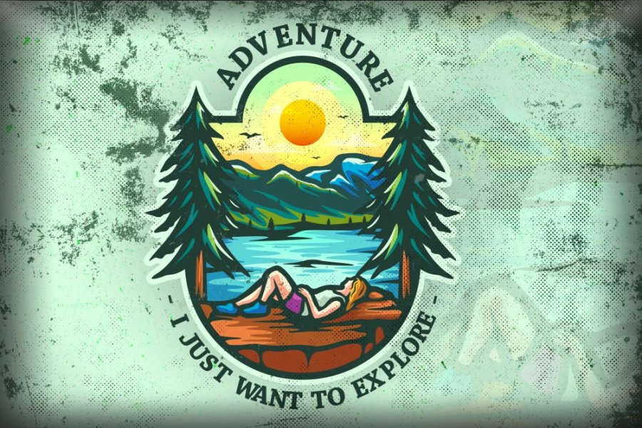 Plechová cedulka "Adventure"