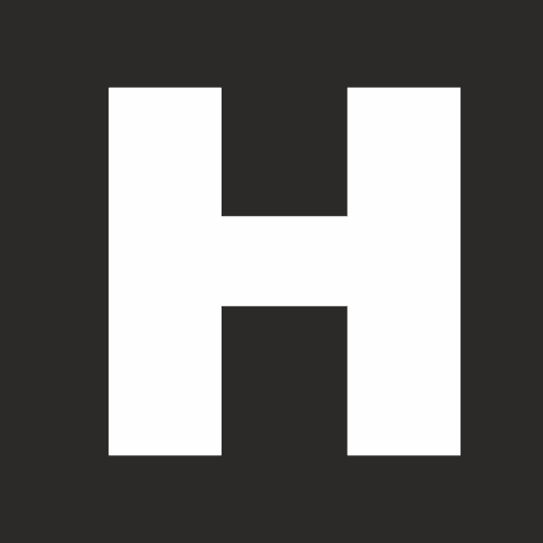 Šablona písmeno "H" vodorovné značení