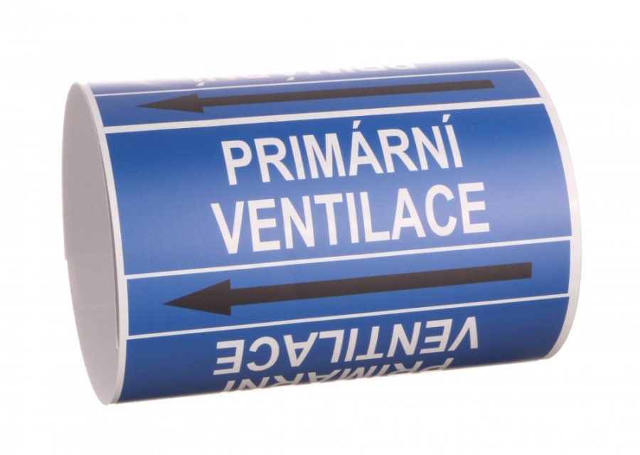 Páska na značení potrubí Signus M25 - PRIMÁRNÍ VENTILACE