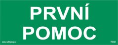 První pomoc - textové označení místa první pomoci