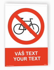 Tabuľka s Vaším vlastným textom "Zákaz 14"