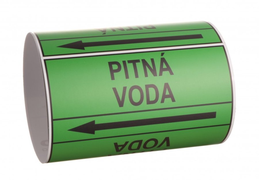 Páska na značení potrubí Signus M25 - PITNÁ VODA
