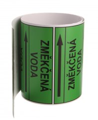 Páska na značení potrubí Signus M25 - ZMĚKČENÁ VODA