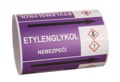 Páska na značení potrubí Signus M25 - ETYLENGLYKOL