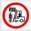 Nevstupuj pod zvednutá břemena - symbol