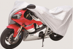 Protective sheet for a motorcycle, size 203 x 89 x 119 cm