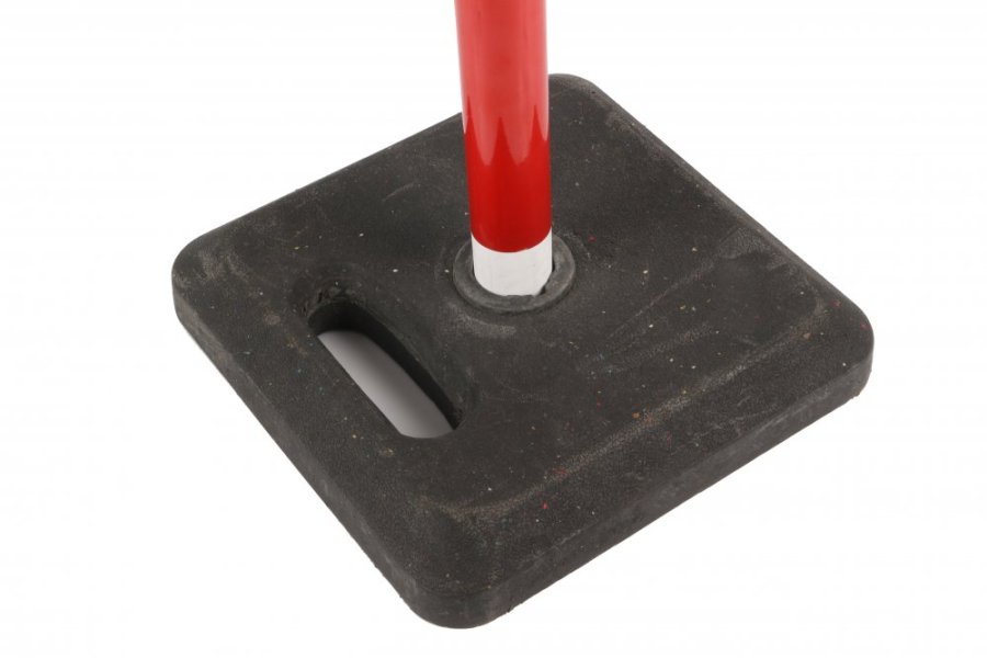 Boundary mobile post with base Signus DH-CP90, red and white,