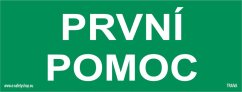 První pomoc - textové označení místa první pomoci