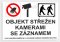 Objekt střežen kamerami se záznamem