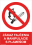Bezpečnostná tabuľka - Zákaz fajčenia a vstupu s plameňom