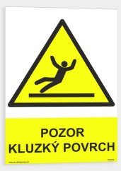 Pozor kluzký povrch 2