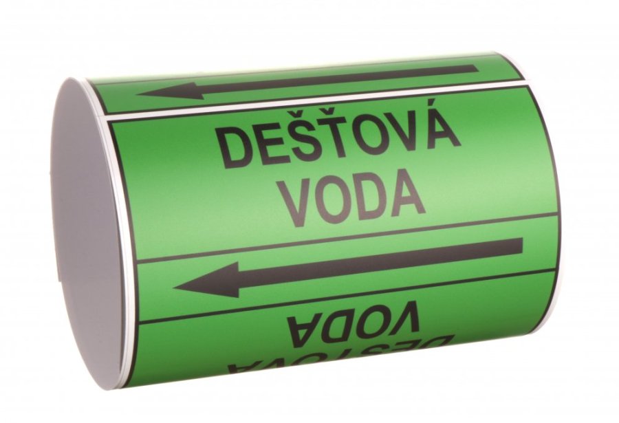 Páska na značení potrubí Signus M25 - DEŠŤOVÁ VODA
