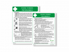 Tabulky s pokyny pro poskytování první pomoci