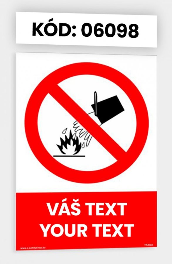 Zákazové tabulky s vlastním piktogramem i textem