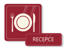 Signs for hotels and restaurants