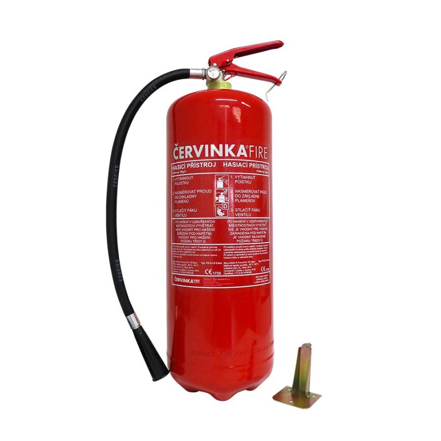 Speciální práškový HP, 9 kg - třída D, S REVIZÍ