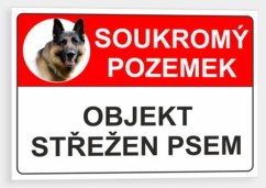 Objekt střežen psem