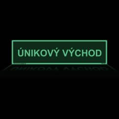 Únikový východ - Nápis