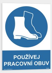 Používej pracovní obuv