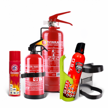 Fire extinguishers for vehicles