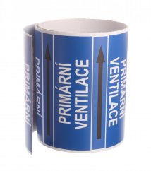 Páska na značení potrubí Signus M25 - PRIMÁRNÍ VENTILACE