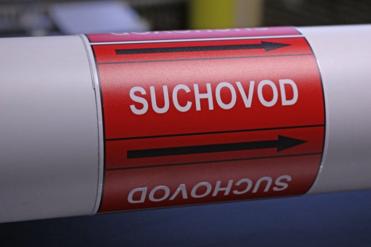 Páska na značení potrubí Signus M25 - SUCHOVOD