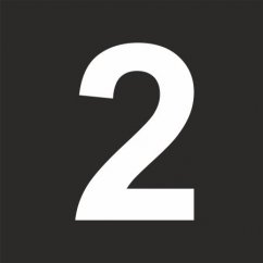Šablona číslice "2"