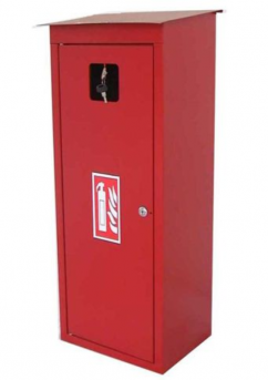 Fire cabinet with roof for 5kg snow fire extinguisher