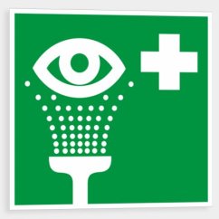 Emergency eye wash