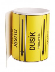 Páska na značení potrubí Signus M25 - DUSÍK