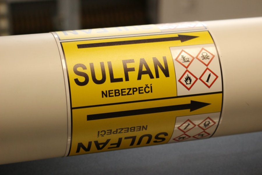Páska na značení potrubí Signus M25 - SULFAN