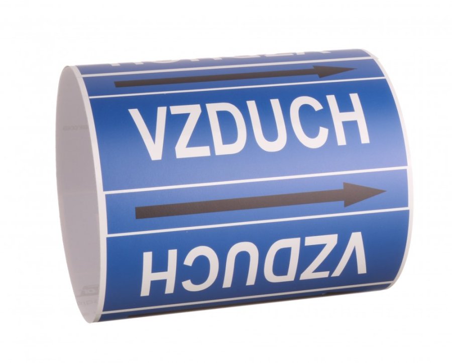 Páska na značení potrubí Signus M25 - VZDUCH