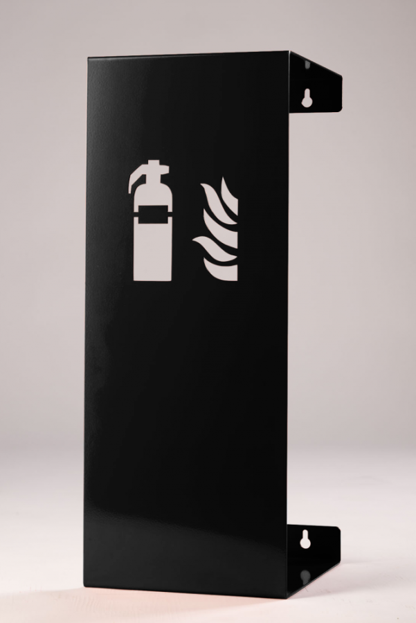 Nástenný dizajnový kryt na hasiaci prístroj