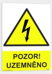 Pozor! Uzemněno