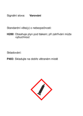 Hasicí přístroj sněhový 5 kg antimagnetický (89B)