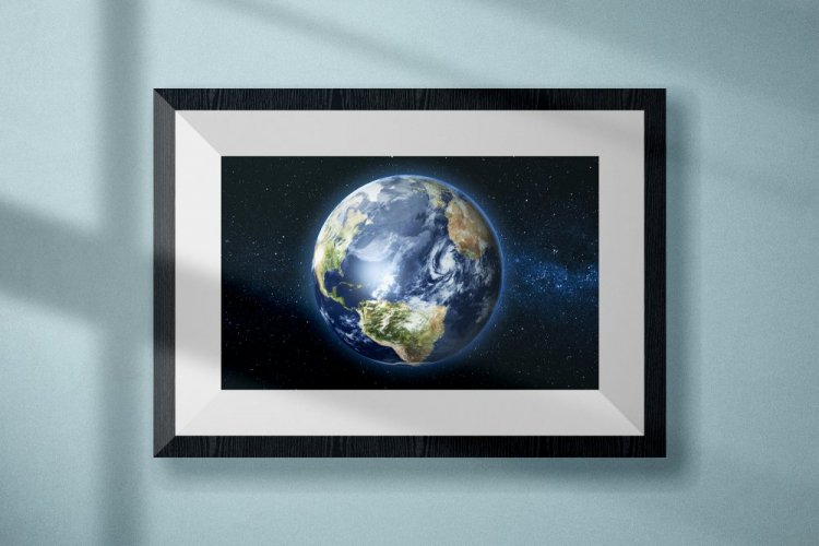 Obrázok svietiaci v tme - Motív planéta Zem