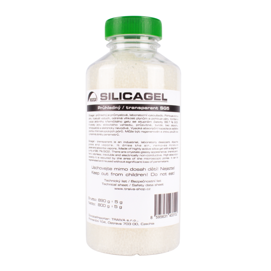 Silikagel SG5 - čirý. kuličky